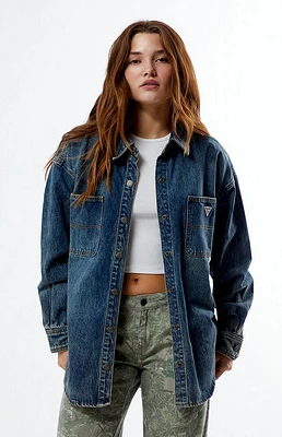 GUESS Originals Medium Indigo Denim Carpenter Jacket