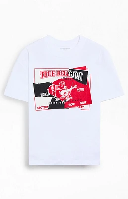 True Religion Torn Logo T-Shirt