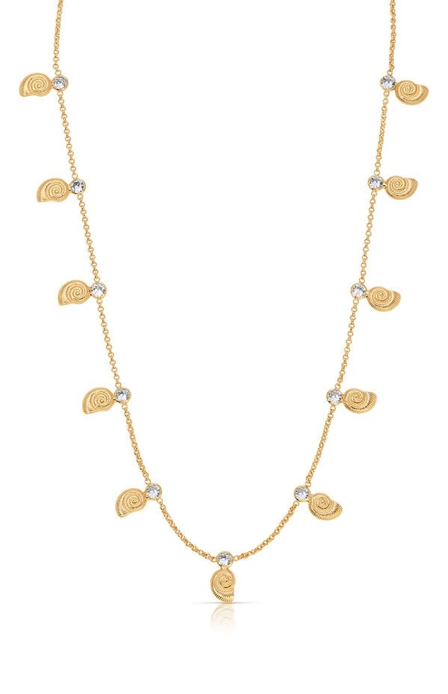 Ettika Nautilus Shell Charm Necklace