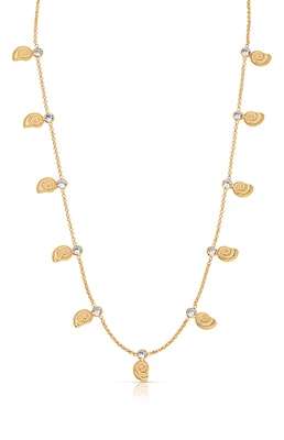 Ettika Nautilus Shell Charm Necklace