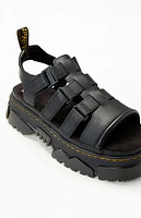 Dr Martens Women's Black Mattison Kit 3 Strap Sandals