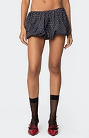 Edikted Liz Polka Dot Bubble Shorts