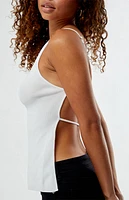 WEWOREWHAT High Straight Neck Tank Top