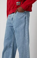 Pacsun Blake Seam Darts Extreme Baggy Jeans Light Indigo