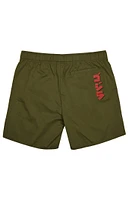 Godzilla Monster & Kanji Green Shorts