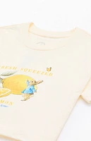 Kids Peter Rabbit Lemon Skimmer T-Shirt