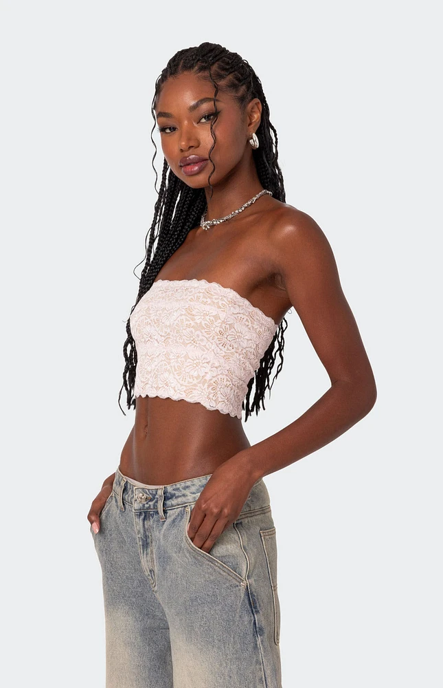 Nadine Lace Tube Top