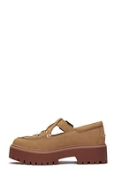 Timberland Women's Beige Nubuck Stone Street Buckle Mary Jane Shoes