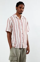 PacSun Striped Camp Shirt