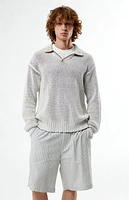 FIELD OF STUDY by Pacsun Sprayed Collared Sweater