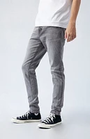 PacSun Comfort Stretch Gray Stacked Skinny Jeans