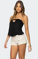 Edikted Vera Keyhole Backless Top