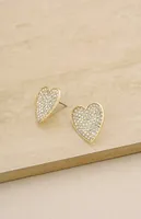 Love on Down Crystal Heart Earrings