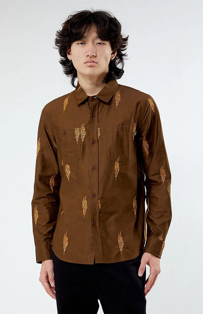 HUF Larkin Embroidered Work Shirt