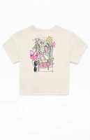 adidas Kids Oatmeal Dropped Shoulder Heather T-Shirt