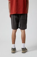 PacSun Charcoal Fleece Volley Shorts