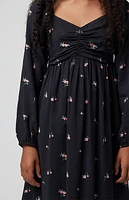 Pacsun Kids Long Sleeve Floral Dress