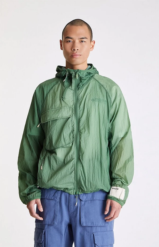 RC Outdoor Supply Nylon Zip Up Hooded Packable Running Jacket