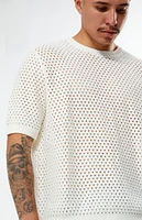 Guess White Peaks Woven T-Shirt