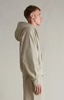Fear of God Essentials Timber Classic Fleece Zip Up Hoodie