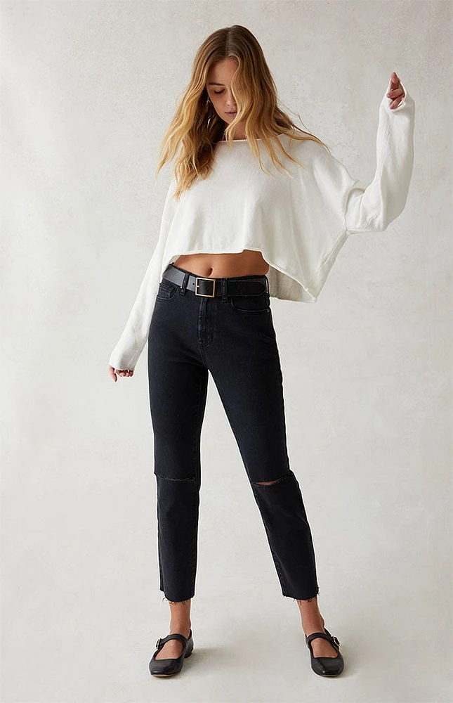 PacSun Stretch Black Ripped Vintage Skinny Jeans