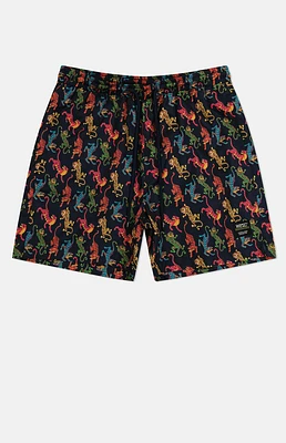 WeSC America Inc Zack Tiger AOP 5" Swim Trunks