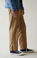PacSun Canvas Brown Straight Trousers