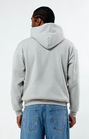 PacSun Silver Solid Pullover Hoodie