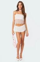 Edikted Julianna Ruffle Shorts