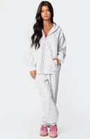 Edikted Bouquet Oversized Sweatpants