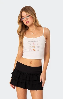 Edikted Get Ready Graphic Tank Top