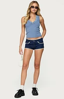 Edikted Dionne Lacey Tank Top