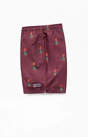 PacSun Hula AOP 4.5" Swim Trunks