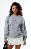 PS / LA Bow Crew Neck Sweatshirt