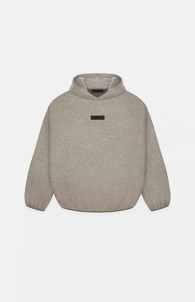 Kids Fear of God Essentials Heathery Grey Hoodie