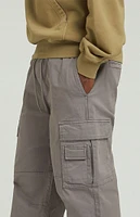 PacSun Stretch Gray Baggy Cargo Pants