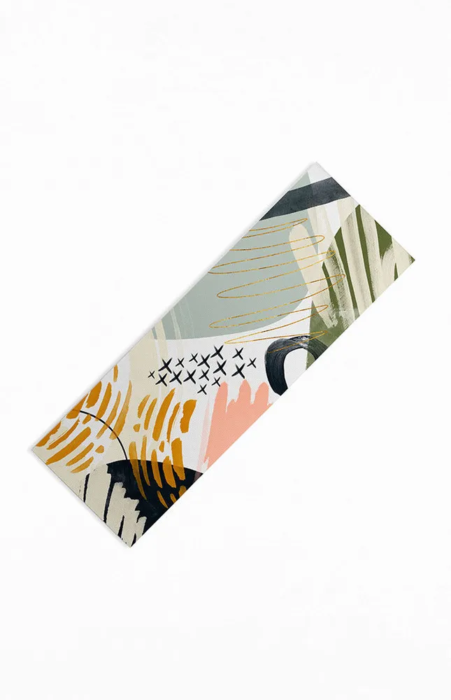 Abstract Multicolor Yoga Mat