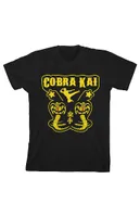 Kids Cobra Kai Yellow Logo T-Shirt