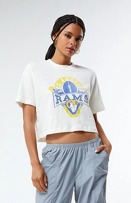 Junk Food Los Angeles Rams Cropped T-Shirt