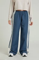 PacSun Navy Wide Leg Track Pants