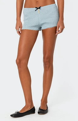 Edikted Saffron Scrunched Shorts