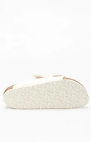 Birkenstock Women's Arizona Slide Sandal Eggshell