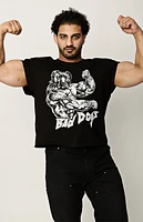 YIWO Bad Bog Cropped Muscle T-Shirt