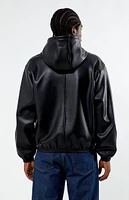 The Met x PacSun Faux Leather Hooded Jacket