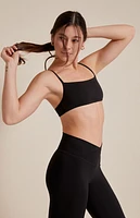 PAC 1980 WHISPER Active Black Micro Sports Bra