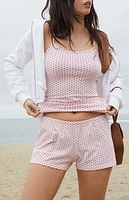 John Galt Heart Emery Pajama Shorts