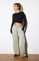 PacSun Pacific Sunwear Hi-Lo Baggy Sweatpants