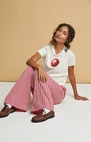 Beverly and Beck Red Gingham Boxer Pajama Pants