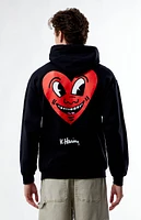 Ripple Junction Keith Haring Heart Hoodie