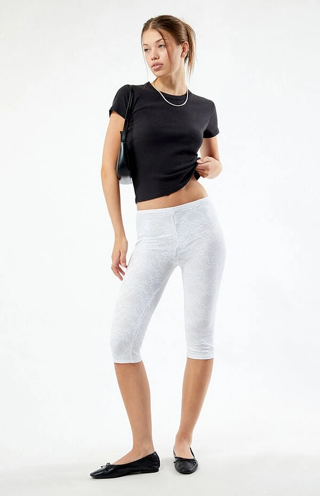 Pacsun Lace Capri Shorts